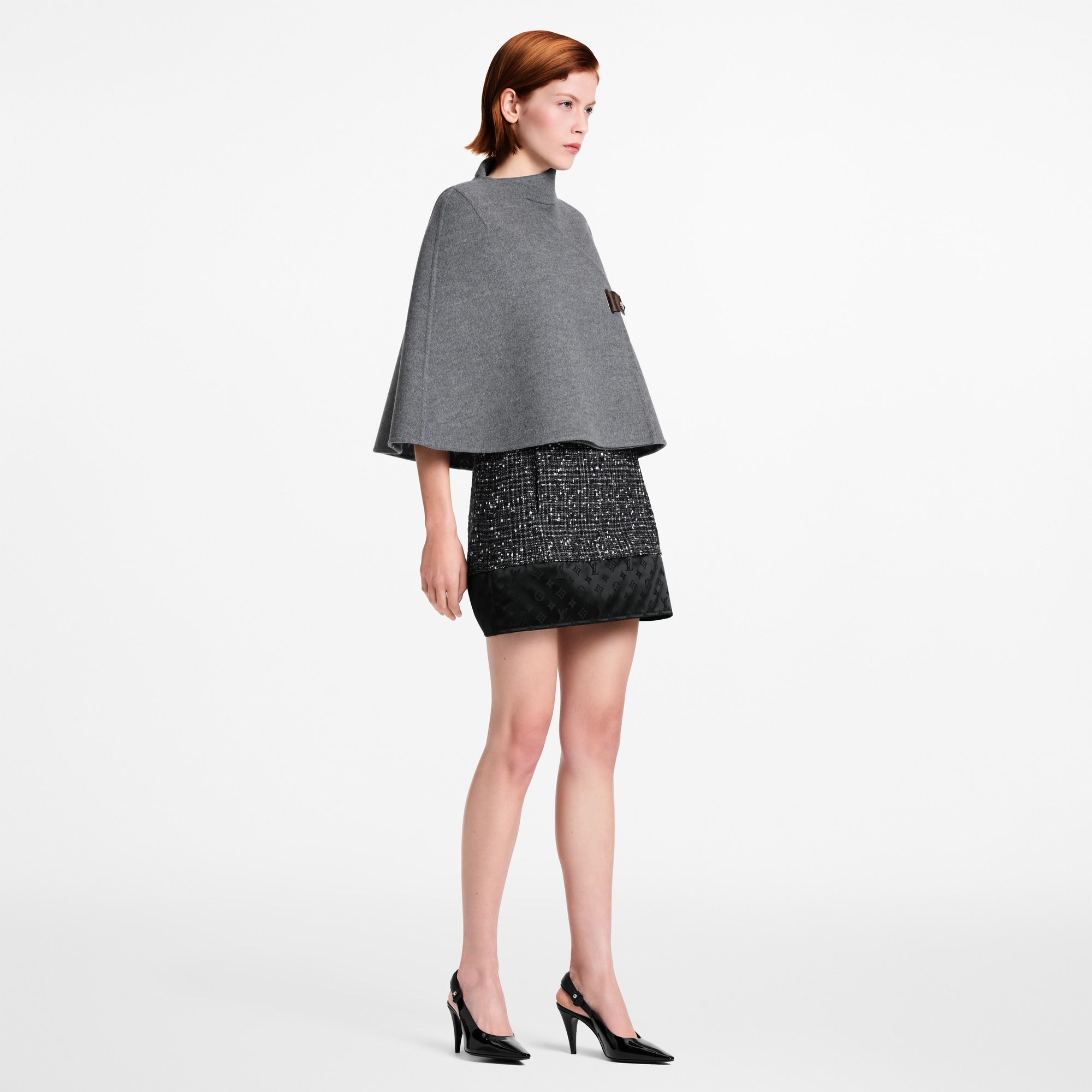 Asymmetrical Collar Cape - Ready-to-Wear 1AJGMJ | LOUIS VUITTON